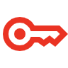Icon representing the word Absolute safety