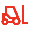 Icon representing the word Equipment and services
